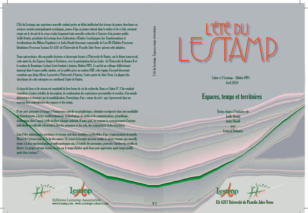 J Deniot, J R�ault Espaces-temps, Territoires. Lestamp-Edition mai 2010