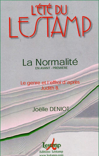 La Normalit� Le genre et l'effroi d'apr�s Judith B Jo�lle Deniot